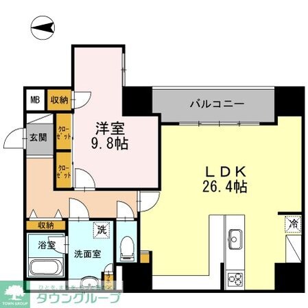 Blancasa久屋大通の物件間取画像